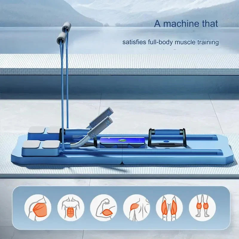 Planche Fitness 2-en-1 pour Abdos & Cardio