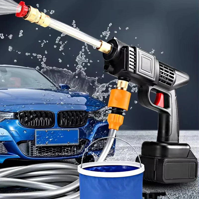 Pistolet à Eau Portable avec Double Batterie au Lithium.