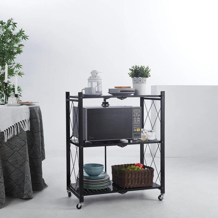 Étagère pliable à 3 niveaux