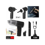 Aspirateur Portable Sans Fil 3-en-1 (Aspiration, Soufflage, Gonflage)