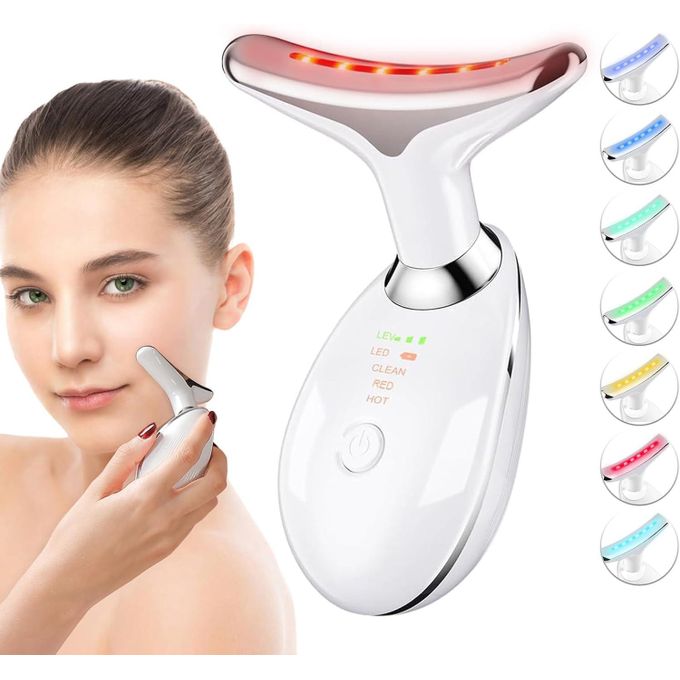 Masseur de Cou et Visage LED – Appareil de Tonification Anti-Âge 3-en-1