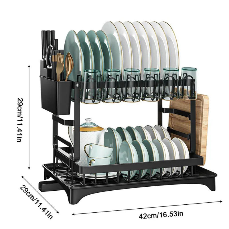 Égouttoir de Cuisine en Acier Inoxydable – Robuste et Élégant