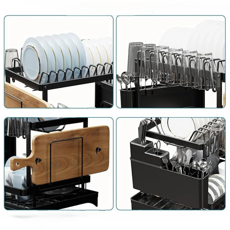 Égouttoir de Cuisine en Acier Inoxydable – Robuste et Élégant
