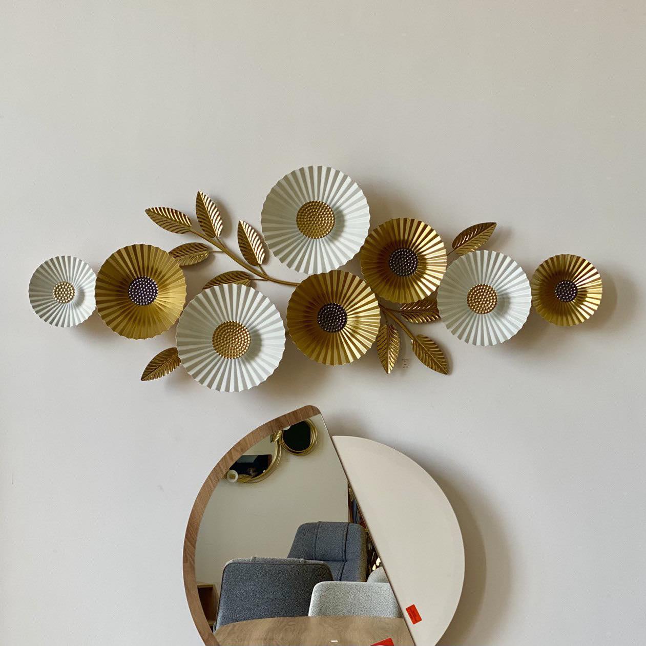 Lumière Murale 3D en Fer Forgé – Décoration de Luxe 120x60 cm avec Éclairage LED