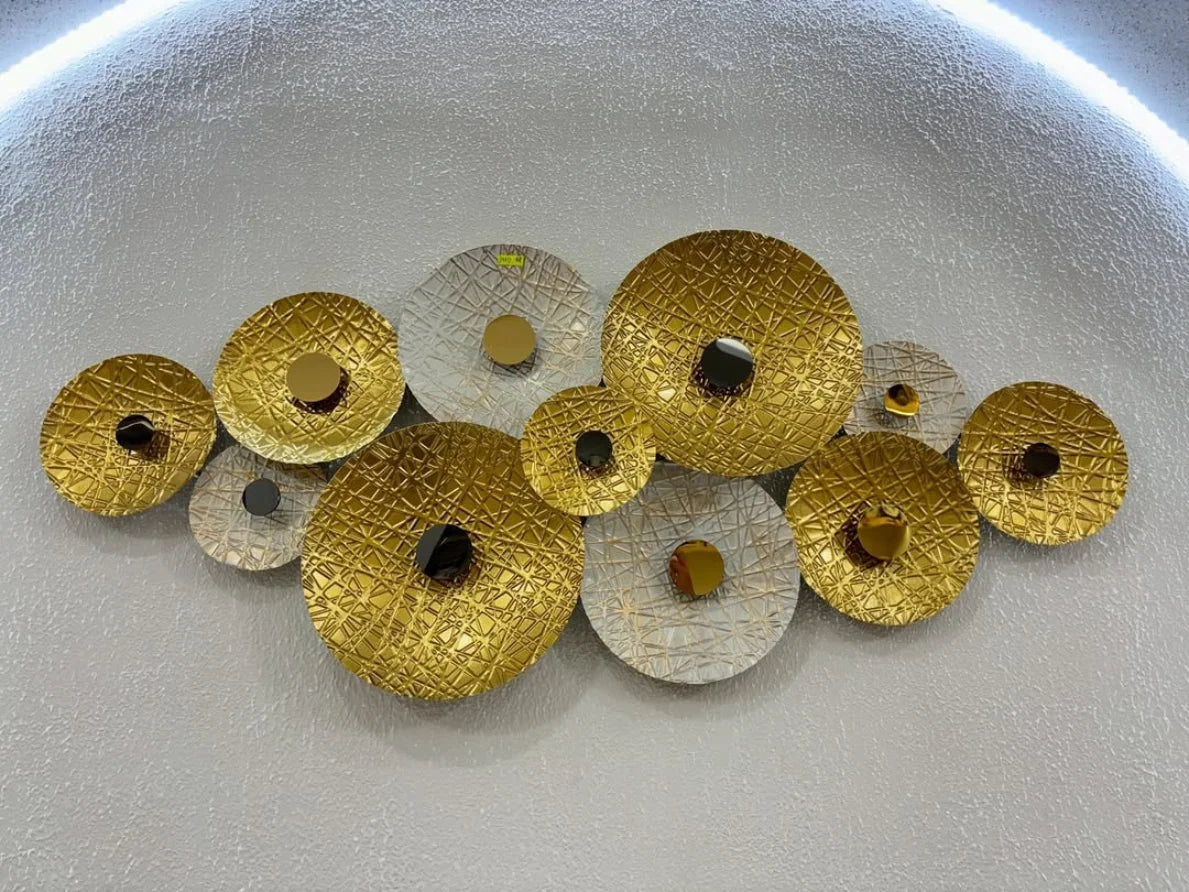 Lumière Murale 3D en Fer Forgé – Décoration de Luxe 120x60 cm avec Éclairage LED