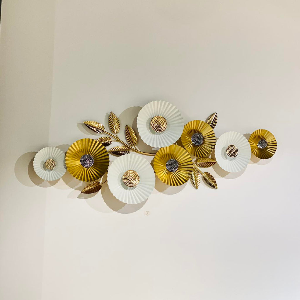 Lumière Murale 3D en Fer Forgé – Décoration de Luxe 120x60 cm avec Éclairage LED