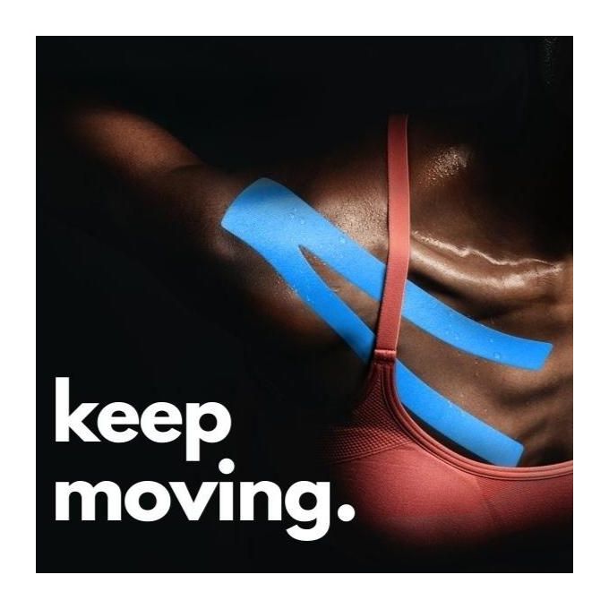 Bande de Kinésiologie Professionnelle Multicolore (5 cm x 5 m)