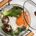 Marmite en verre résistant à la chaleur 4.5L