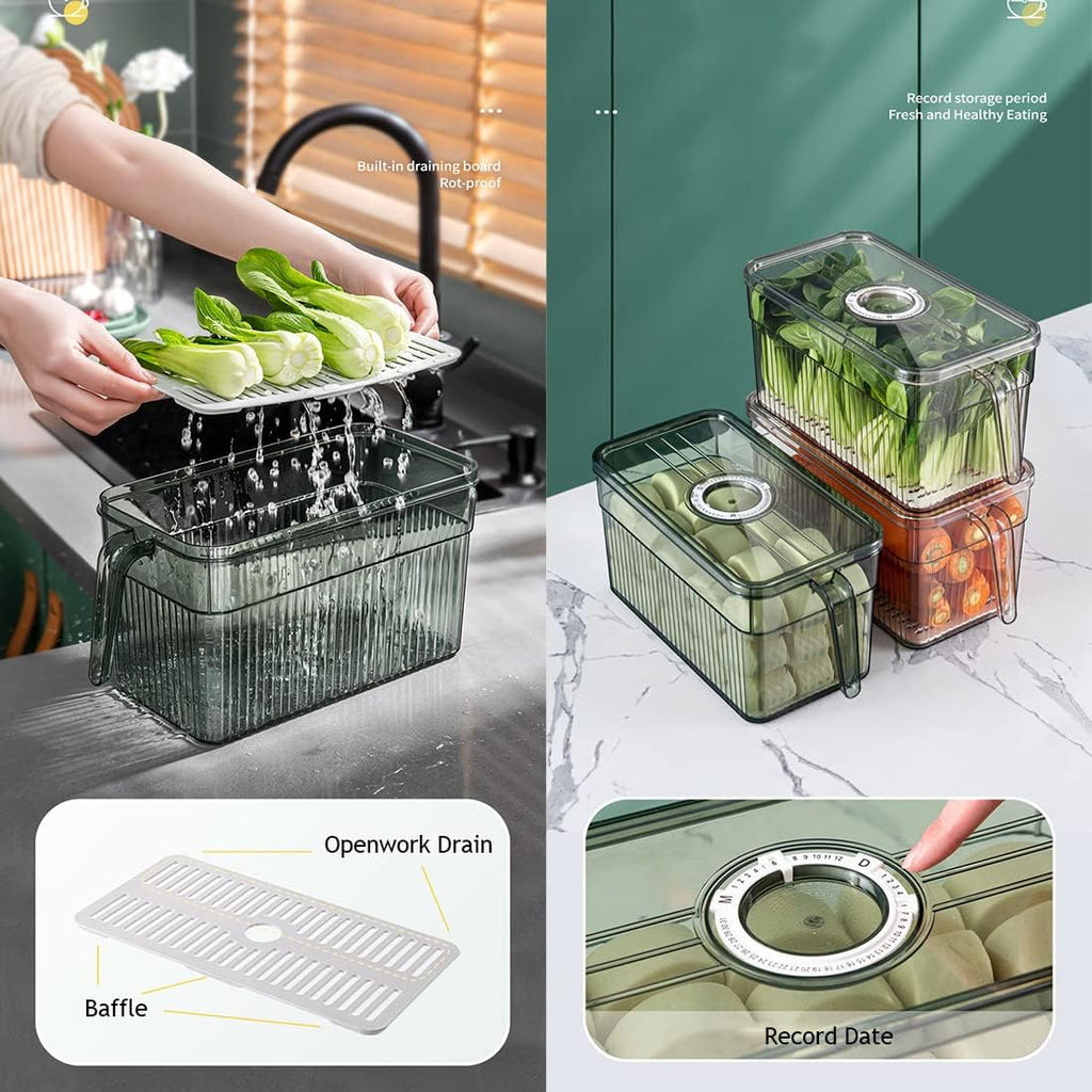 3 Boîtes de Rangement Alimentaire Hermétiques et Empilables