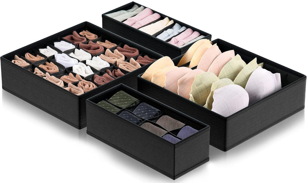 4Boîte de Rangement Pratique pour Sous-Vêtements