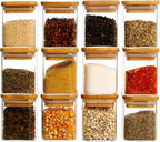 Ensemble de bocaux de conservation en verre avec couvercles en bambou