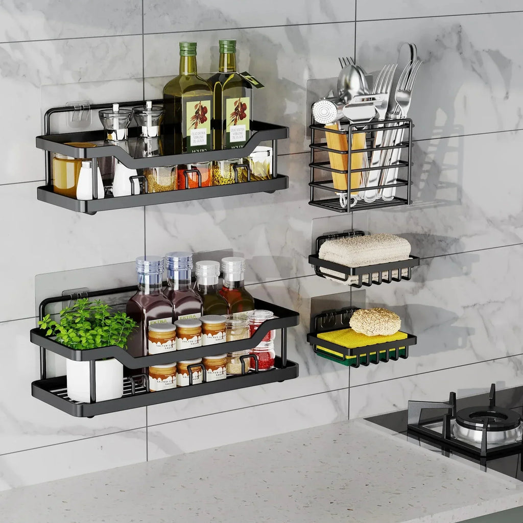 Étagère murale sans perçage - une solution de rangement élégante