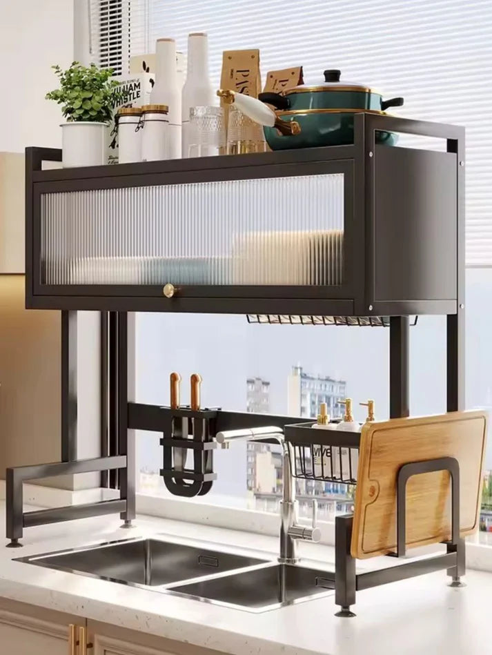 Égouttoir Surélevé – Gardez Votre Cuisine Propre et Ordonnée