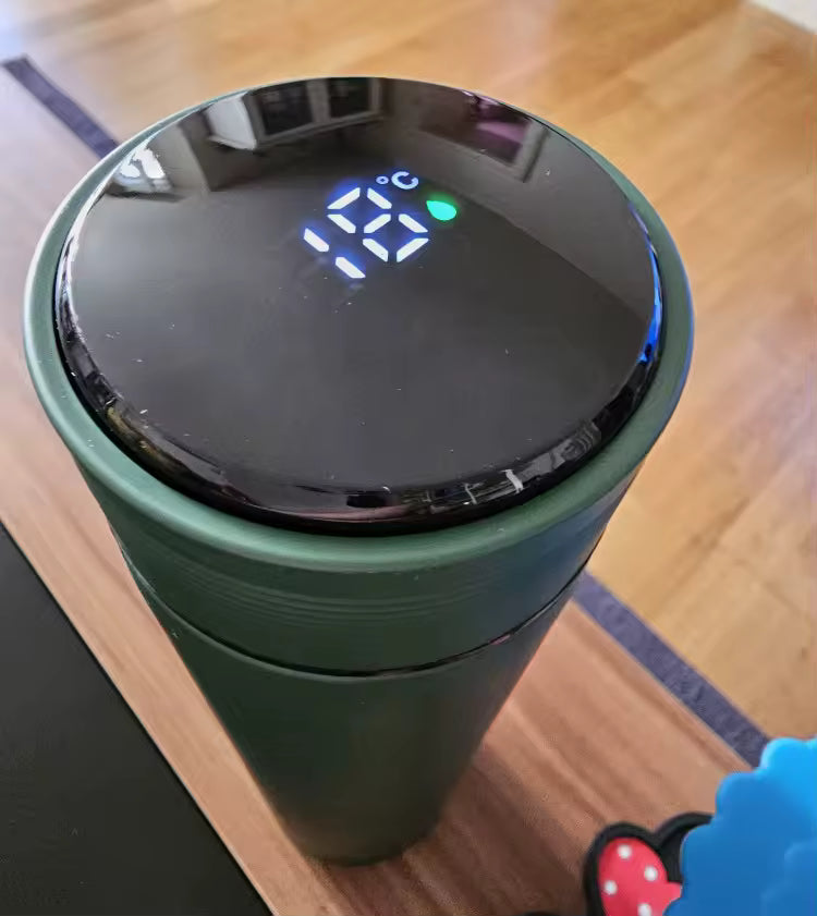 Bouteille Isotherme Intelligente avec Affichage LED de Température - Acier Inoxydable 500ml