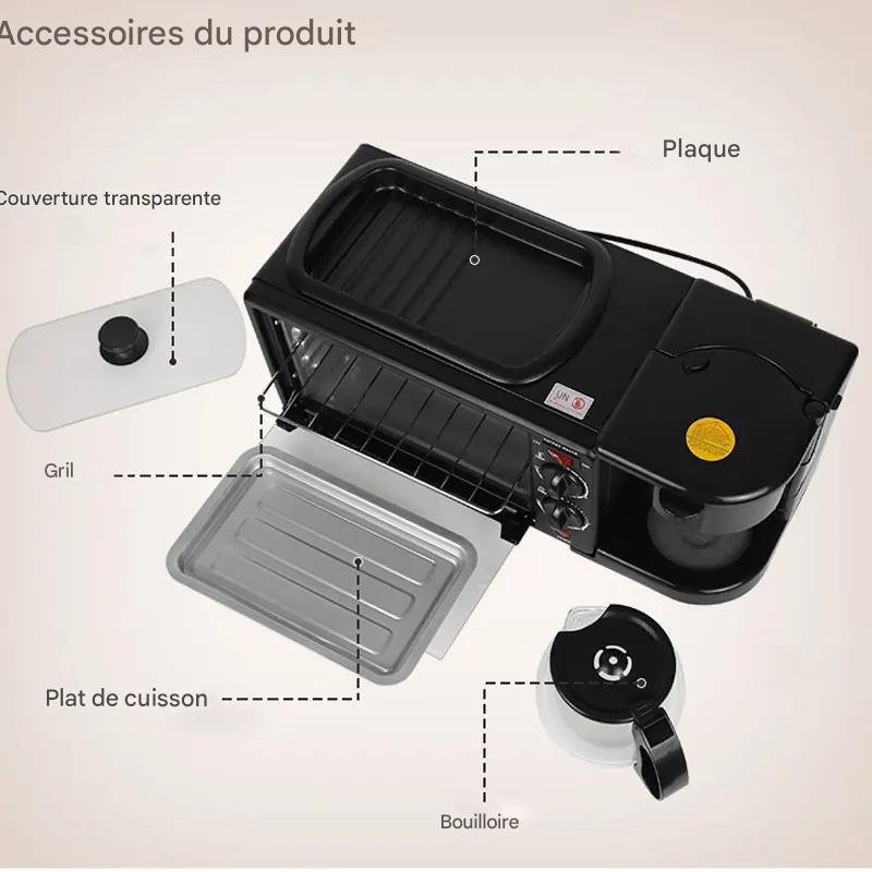 KENWOOD Machine à Petit-Déjeuner Multifonction 3 en 1