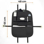 Pack Organisation Auto Deluxe - Organiseur de Siège Arrière (x2) + Protection Siège Avant Matelassée (50% de Réduction)