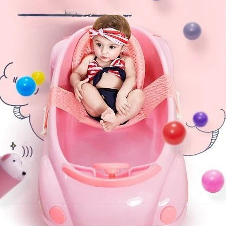 Baignoire pour Bébé Portable – Confort et Sécurité Même en Voiture