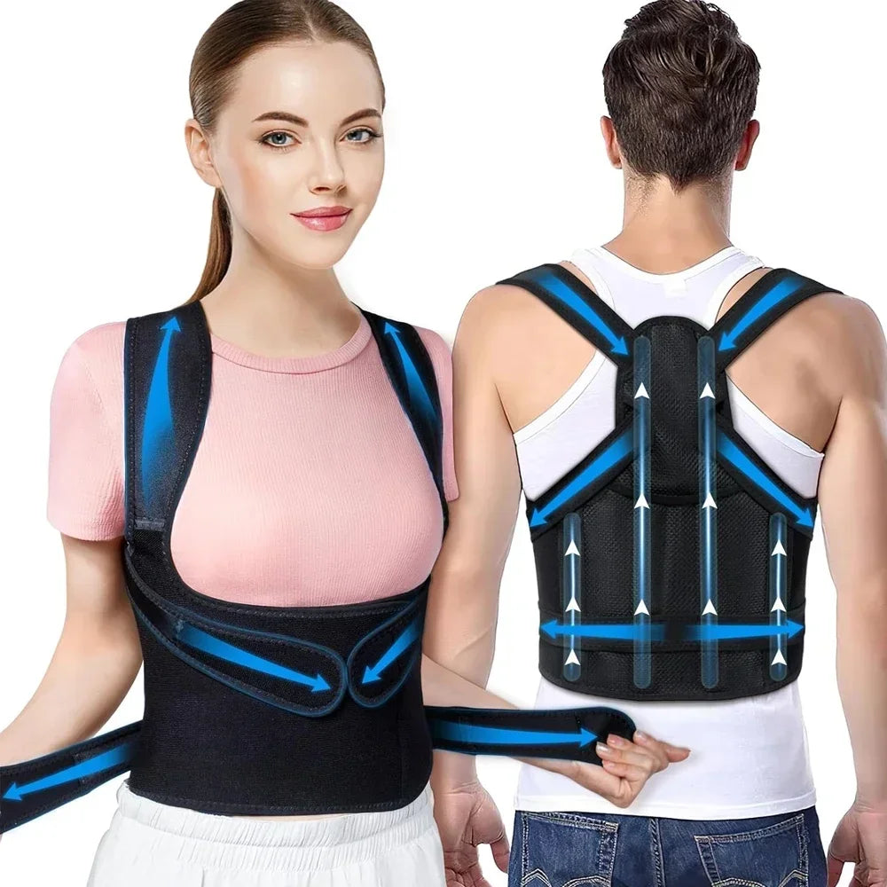 Correcteur de Posture Réglable – Soutien Dorsal Confortable