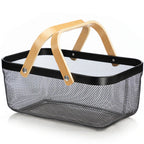 Panier en Fil d’Acier avec Poignées 🧺 Rangement Pratique