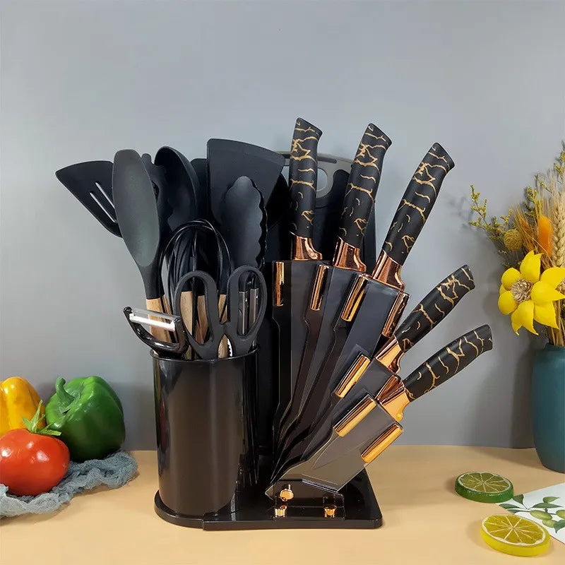 Ensemble Ustensiles Cuisine Silicone 20 pcs – Haute Qualité