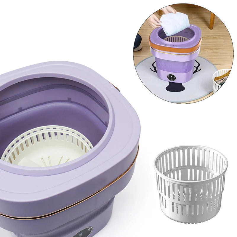 Machine à laver portable mini pliable