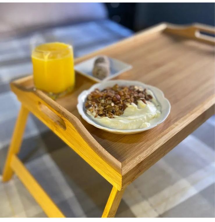 Table d’Appoint Pliable – Idéale pour Café, Lecture ou Télétravail