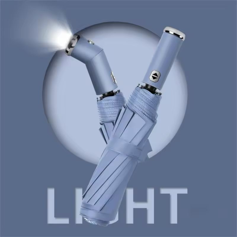 Parapluie LED de Sécurité, Coupe-Vent