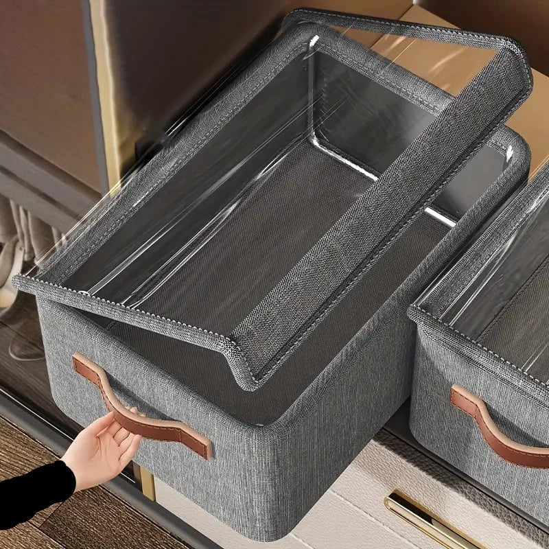 5 Boîte de Rangement Vêtements avec Couvercle – Gain de Place