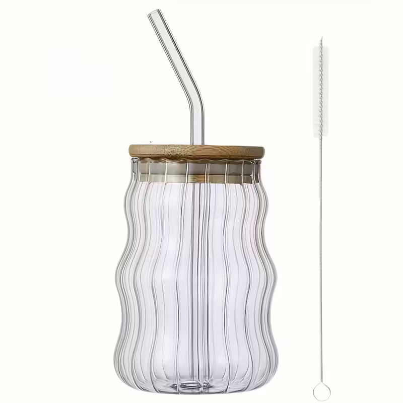 Verre Ondulé au Design Organique et Haut de Gamme