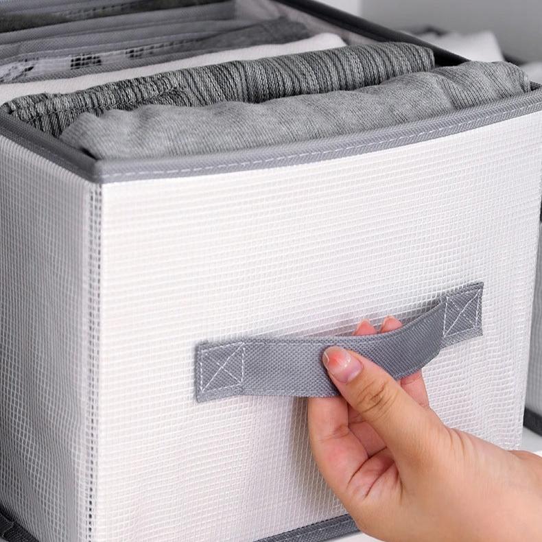 2 Boîtes de Rangement Solution Pratique et Lavable pour un Placard Organisé