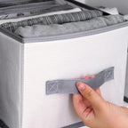 2 Boîtes de Rangement Solution Pratique et Lavable pour un Placard Organisé