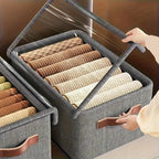 5 Boîte de Rangement Vêtements avec Couvercle – Gain de Place