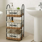 Meuble de Rangement “HOME” – Design Élégant à 3 Étages