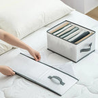 2 Boîtes de Rangement Solution Pratique et Lavable pour un Placard Organisé