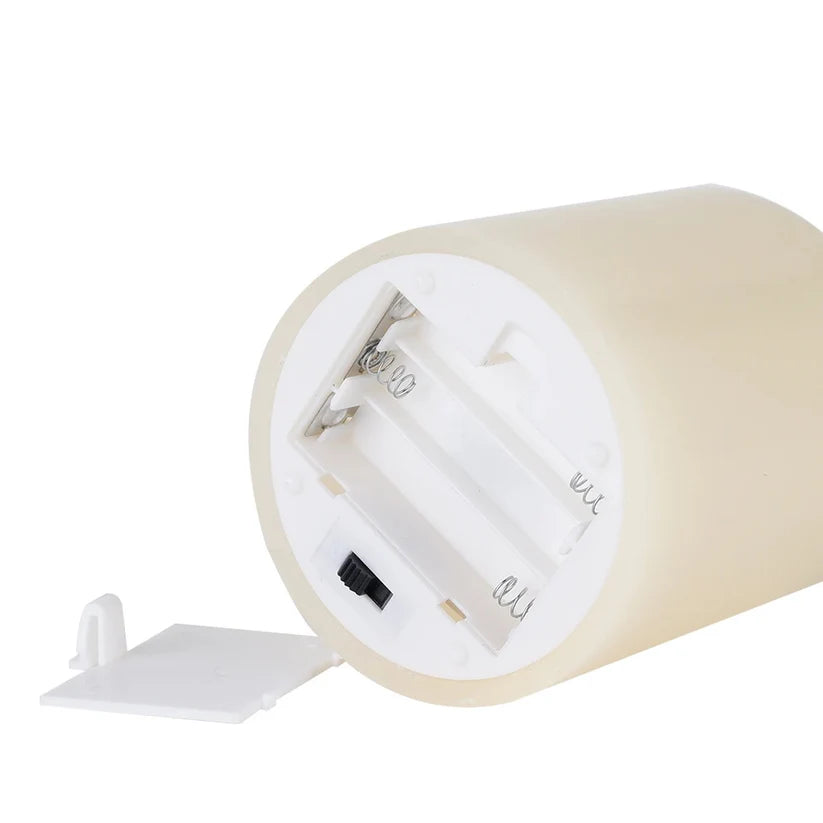 Ensemble de 3 Bougies LED en Cire Naturelle – Ambiance Chaleureuse & Intemporelle