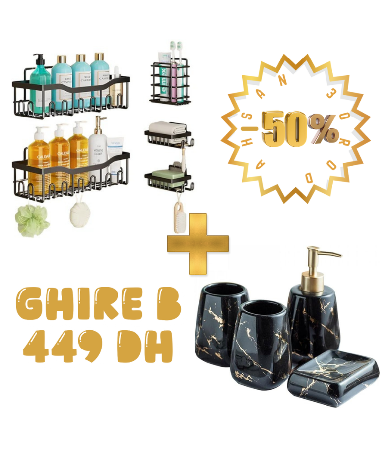 Pack Complet Salle de Bain de Luxe (50% de Réduction)
