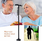 Canne de Marche Pliable Ergonomique avec Lumière LED – Stabilité et Sécurité