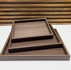 Plateau de Service / Rangement Décoratif en Pin Naturel – Organiseur Polyvalent