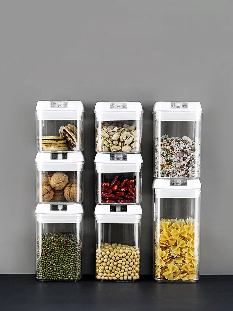 Contenants Hermétiques Transparentes – Conservation Parfaite & Design Moderne